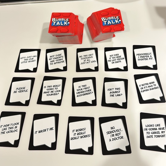 UNIVERSITY GAMES Bubble Talk - Crazy Caption Board Game - Complete - NWOT - Picture 9 of 9